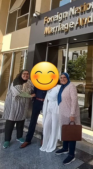 إتمام كافة اجراءات زواج مصري و إيطالية